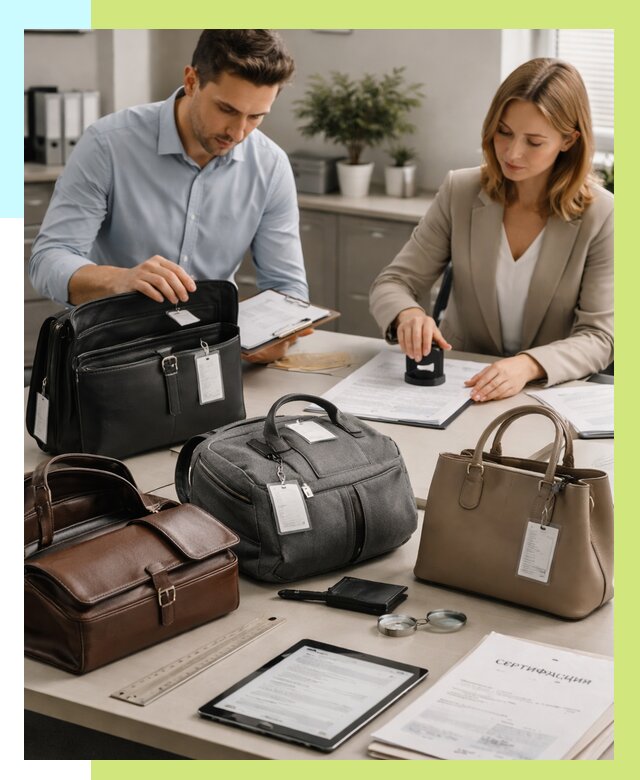 Сертификация сумок в Ишиме от 7795 руб. | Алешин-Шм