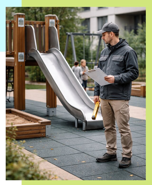 Сертификация детских площадок в Ишиме от 25983 р. | Алешин-Шм