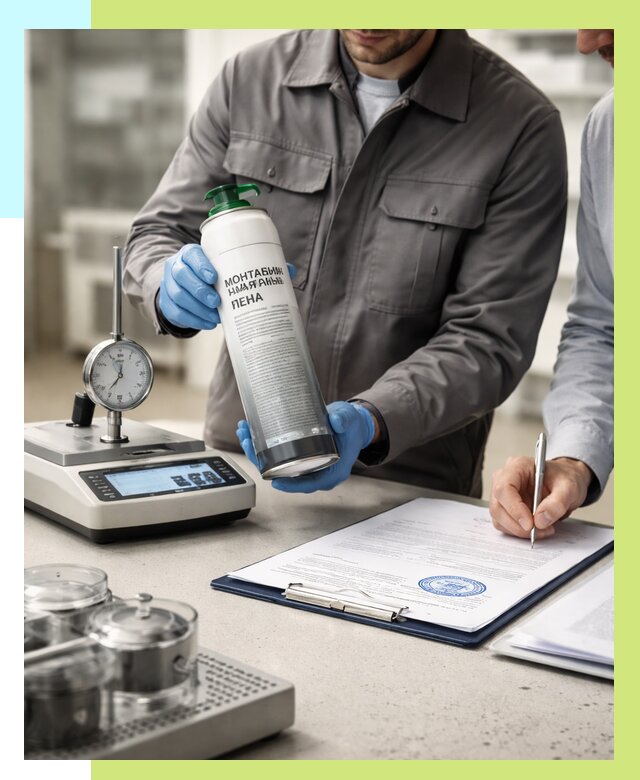 Сертификация монтажной пены в Ишиме от 15590 р. | Алешин-Шм