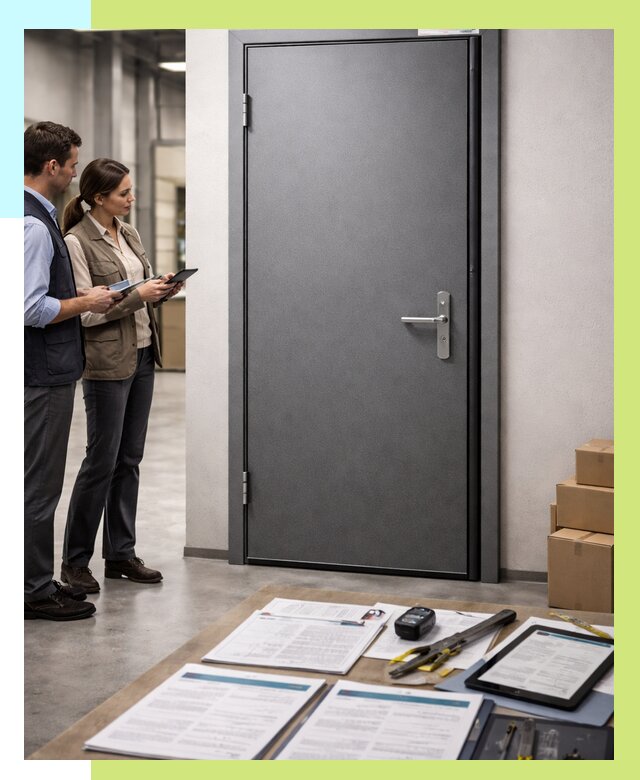 Сертификация противопожарных дверей в Ишиме от 9354 р. | Алешин-Шм