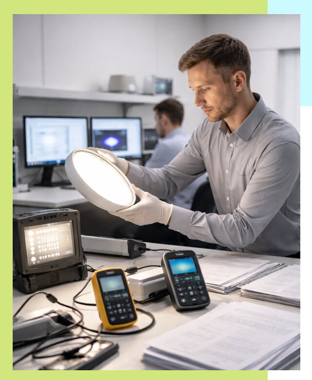 Сертификация светильников в Ишиме: испытания и оформление