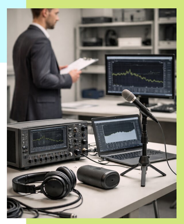 Сертификация аудиотехники в Ишиме от 15590 р., Алешин-Шм