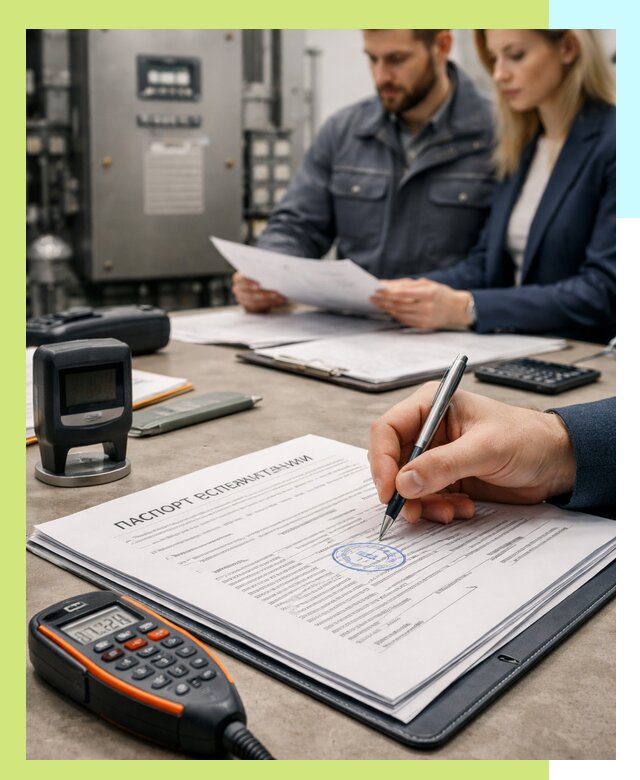 Оформление паспорта эксплуатации оборудования в Ишиме