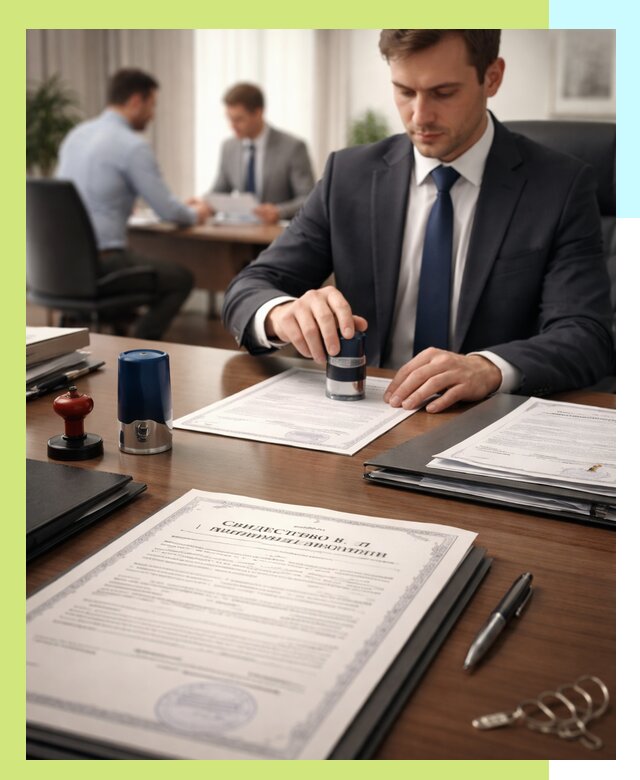 Оформление свидетельства о государственной регистрации в Ишиме