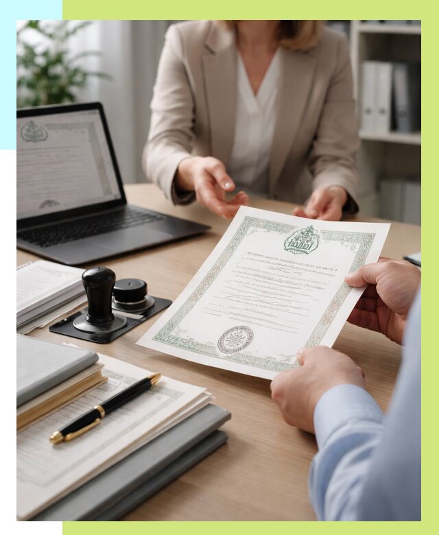 Халяль сертификат в Ишиме, получить от 15590 р. | Алешин-Шм