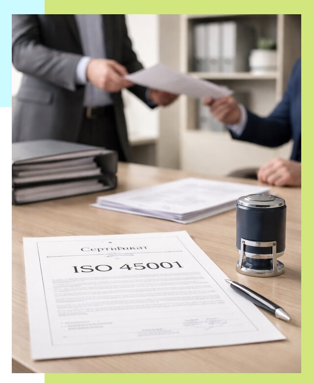 Сертификат ISO 45001 в Ишиме под ключ от 46769 р. | Алешин-Шм