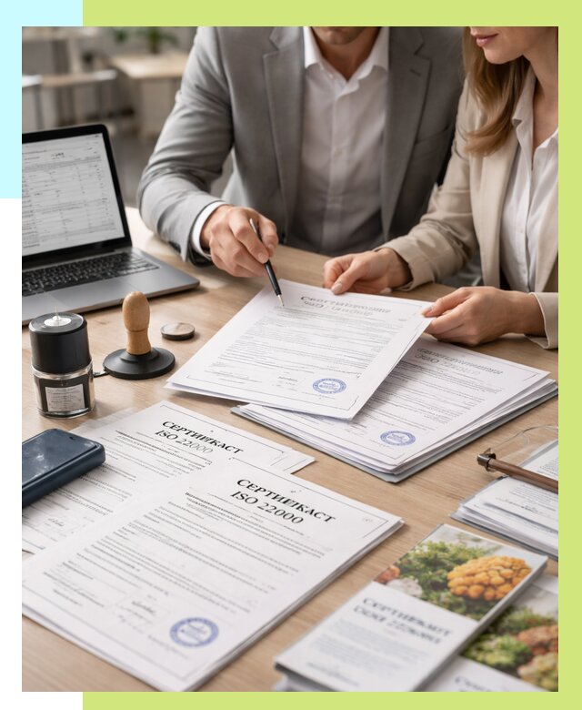 Сертификат ISO 22000 в Ишиме от 41572 р. под ключ | Алешин-Шм