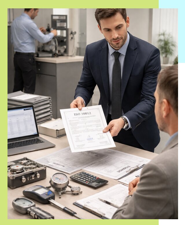 Выдача сертификата ISO 10012 по требованиям метрологии в Ишиме